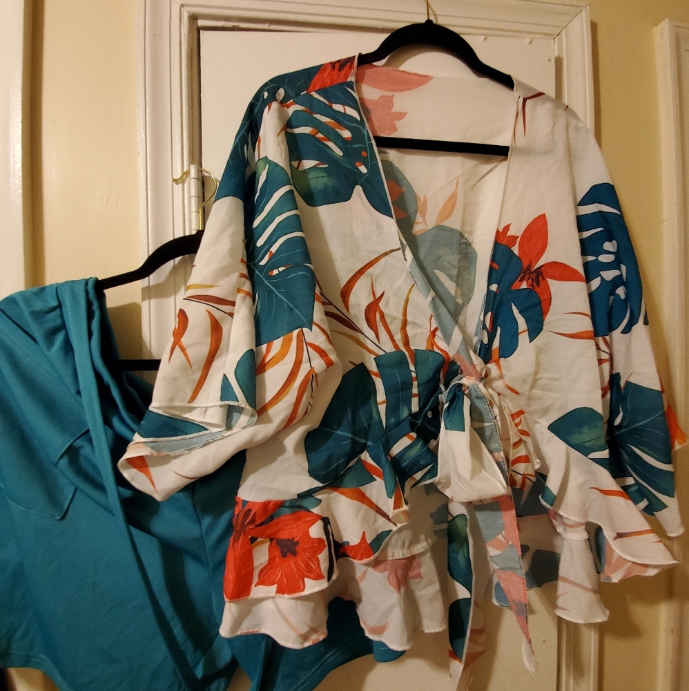Plus size 2 piece outfit size 3X/4X